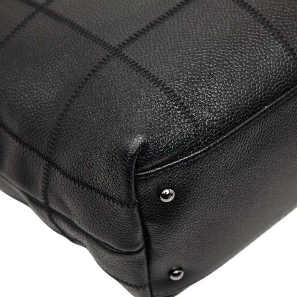CHANEL Black Caviar Leather Tote Bag - Picture 7 of 11